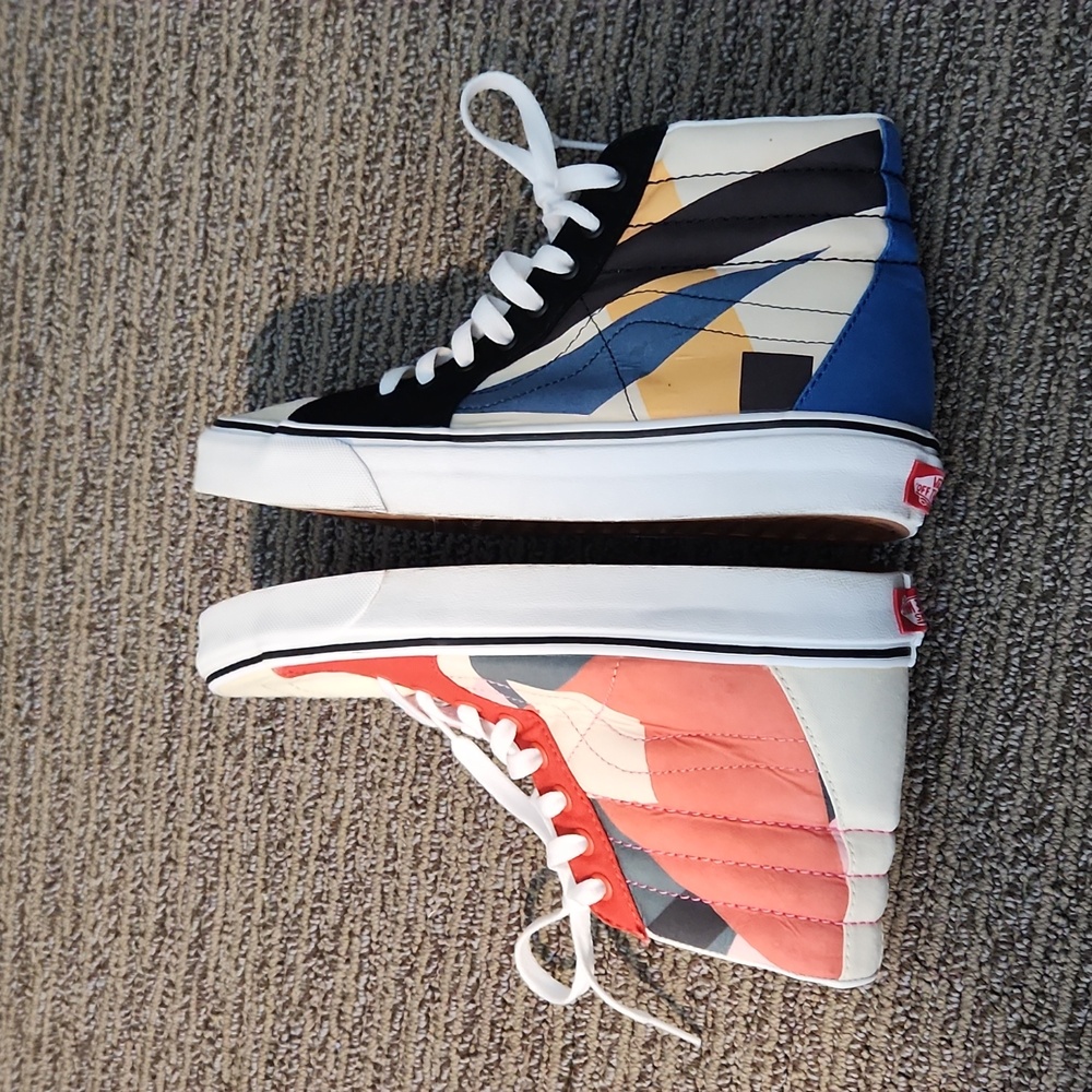 Vans + MoMA Sk8Hi Lyubov Popova Sneakers Men's Size 7 Women's Size 8.5 - Picture 9 of 16